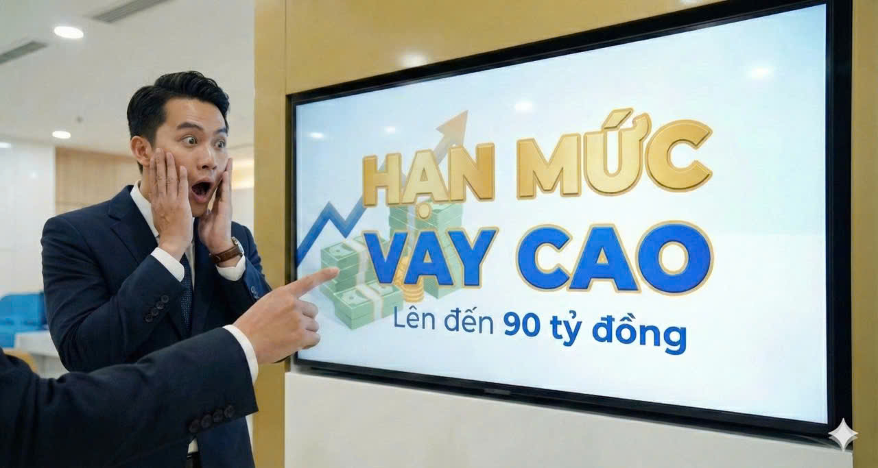 Hạn mức vay cao